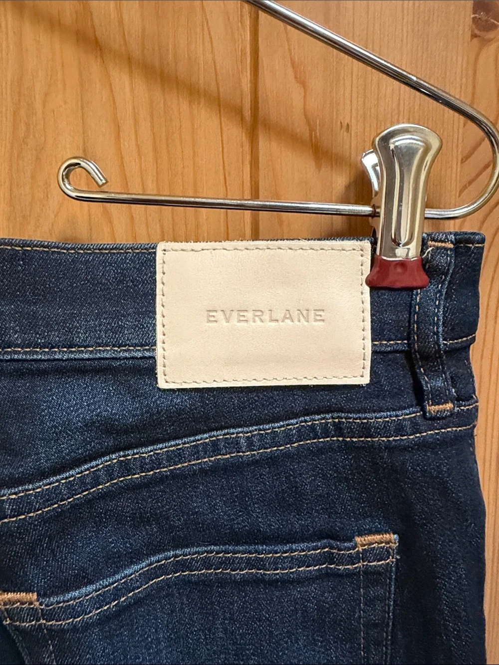 NWOT! Everlane  Dark Indigo High Rise Skinny Jeans - Picture 7 of 7